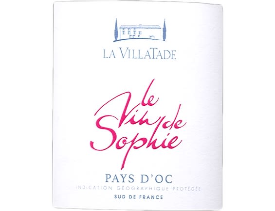 CHATEAU LA VILLATADE LE VIN DE SOPHIE PAYS D'OC ROUGE 2018