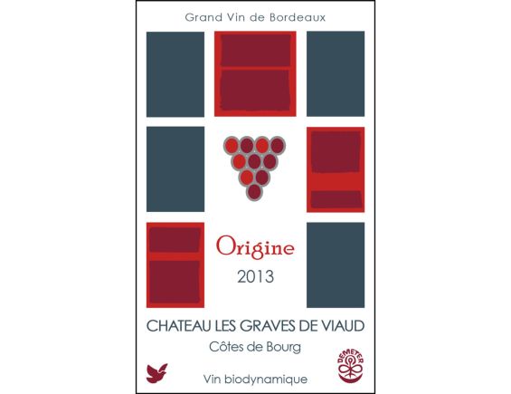 CHÂTEAU LES GRAVES DE VIAUD ORIGINE CÔTES DE BOURG 2013