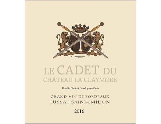 CLAYMORE LUSSAC SAINT-EMILION 2016