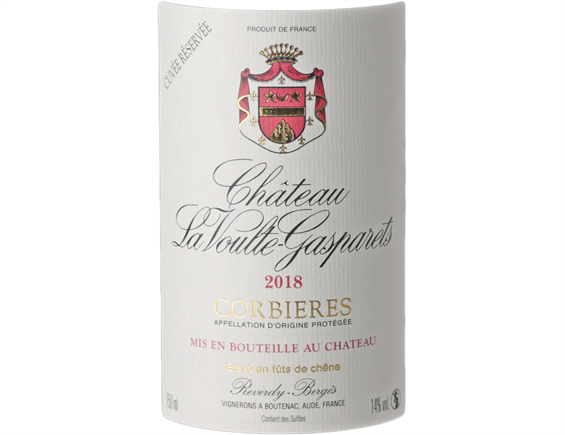 CORBIÈRES CUVÉE RESERVÉE ROUGE 2018 - CHÂTEAU LA VOULTE GASPARETS