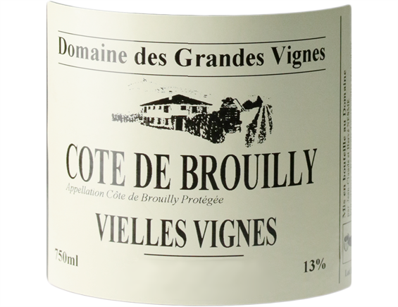 CÔTE DE BROUILLY VIEILLES VIGNES ROUGE 2016 - DOMAINE DES GRANDES VIGNES