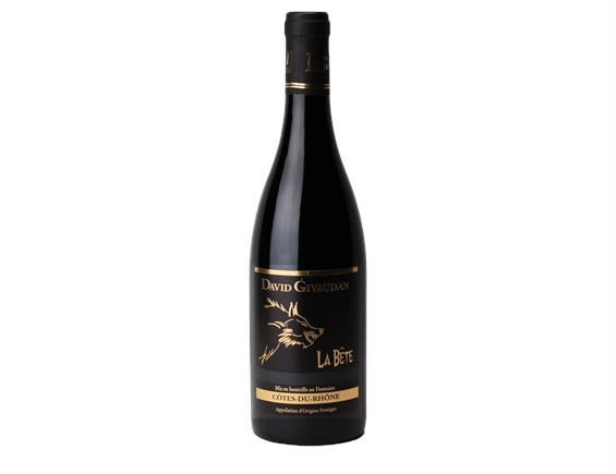 CÔTES DU RHÔNE CUVÉE LA BÊTE ROUGE 2018 - DAVID GIVAUDAN