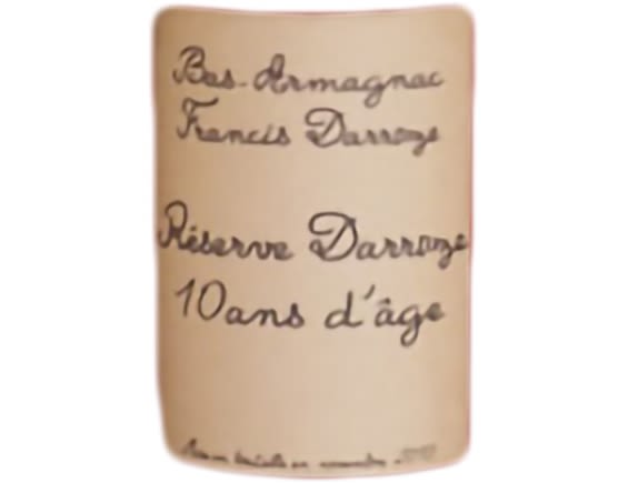 DARROZE RESERVE 10 ANS D'AGE BAS-ARMAGNAC AMBREE