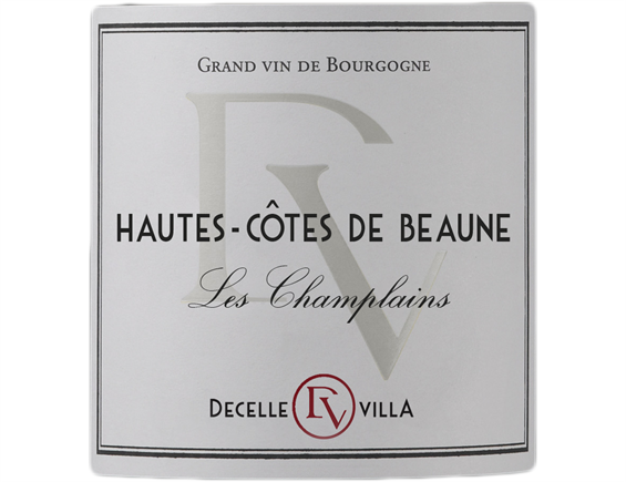 DECELLE VILLA LES CHAMPLAINS HAUTES COTES DE BEAUNE BLANC 2018