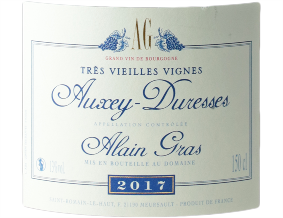 DOMAINE ALAIN GRAS TRES VIEILLES VIGNES MAGNUM AUXEY-DURESSES ROUGE 2017