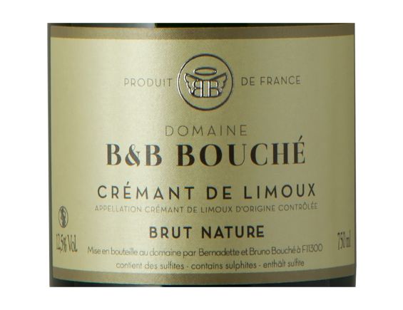 DOMAINE B&B BOUCHÉ CRÉMANT BRUT NATURE LIMOUX BLANC