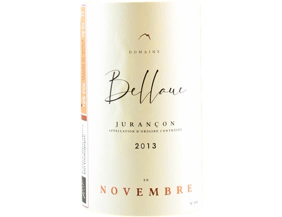 DOMAINE BELLAUC EN NOVEMBRE JURANCON MOELLEUX BLANC 2013