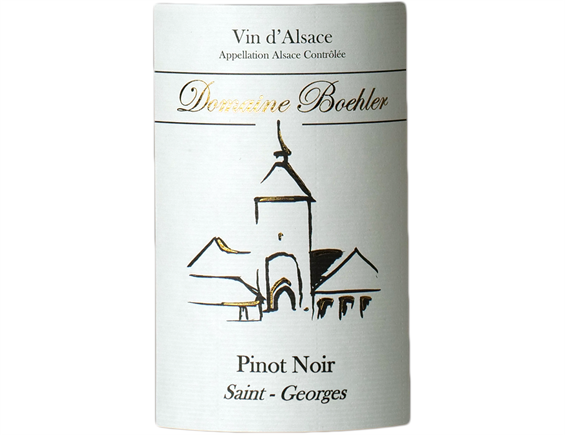 DOMAINE BOEHLER ALSACE PINOT NOIR ST GEORGES ROUGE 2019