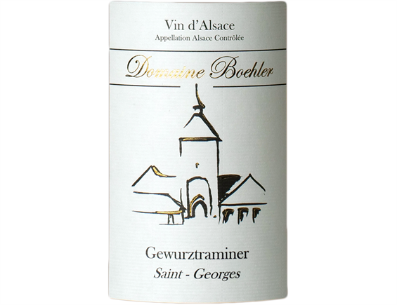 DOMAINE BOEHLER ST GEORGES ALSACE GEWURZTRAMINER 2017