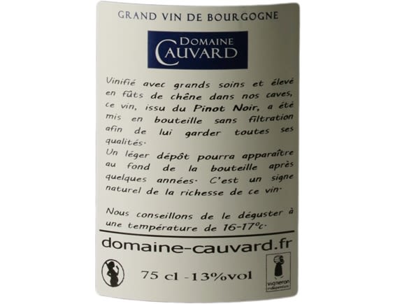 DOMAINE CAUVARD VOLNAY ROUGE 2018