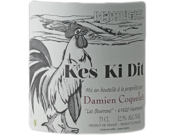 DOMAINE DAMIEN COQUELET BEAUJOLAIS KS KI DIT !!! ROUGE 2019