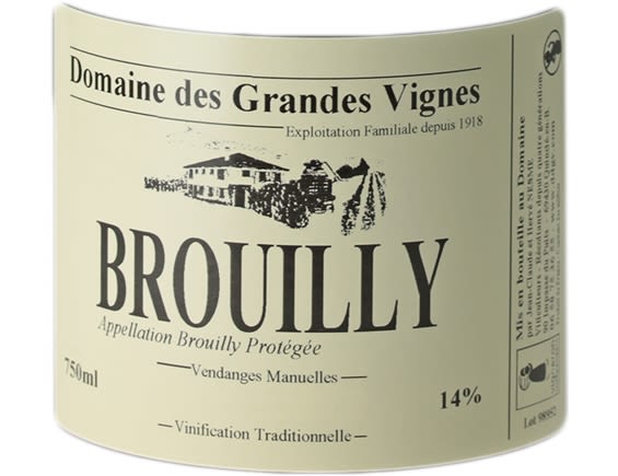 DOMAINE DES GRANDES VIGNES BROUILLY ROUGE 2020