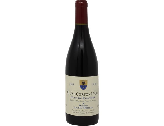 DOMAINE FOLLIN-ARBELET ALOXE-CORTON 1ER CRU CLOS DU CHAPITRE ROUGE 2018