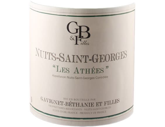 DOMAINE GAVIGNET-BETHANIE ET FILLES NUITS SAINT GEORGES AUX ATHEES BLANC 2018