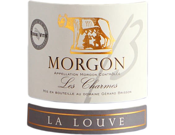 DOMAINE GERARD BRISSON LES CHARMES LA LOUVE MORGON ROUGE 2015