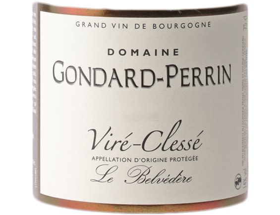 DOMAINE GONDARD PERRIN LE BELVEDERE VIRE-CLESSE BLANC 2019