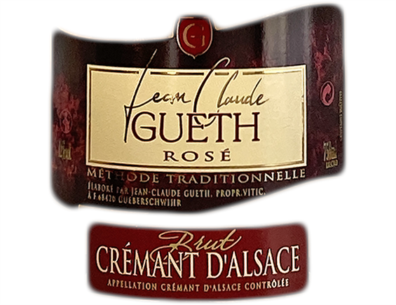 DOMAINE GUETH BRUT CREMANT D'ALSACE ROSE