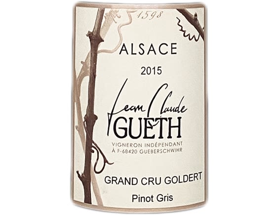 DOMAINE GUETH DOUCEUR ALSACE PINOT GRIS GRAND CRU GOLDERT BLANC 2015