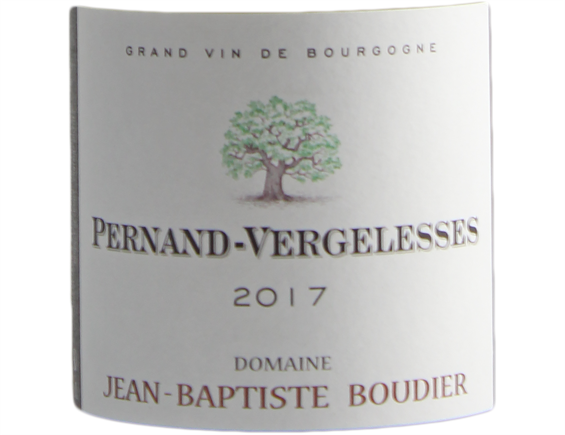 DOMAINE JEAN-BAPTISTE BOUDIER PERNAND VERGELESSES BLANC 2017