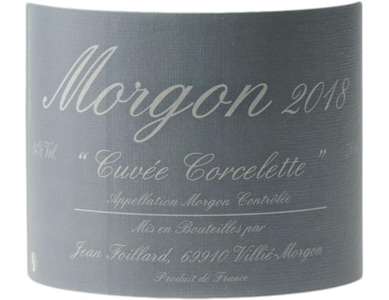 DOMAINE JEAN FOILLARD CORCELETTE MORGON ROUGE 2018