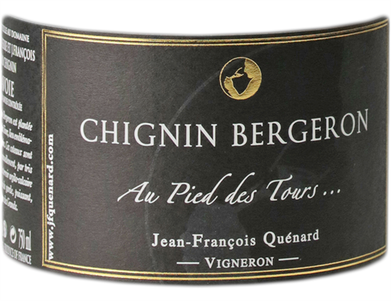 DOMAINE JEAN-FRANCOIS QUENARD AU PIED DES TOURS VIN DE SAVOIE CHIGNIN BERGERON BLANC 2018