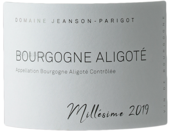 DOMAINE JEANSON PARIGOT BOURGOGNE ALIGOTE BLANC 2019