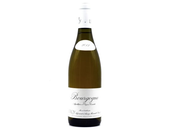 DOMAINE LEROY BOURGOGNE CHARDONNAY 2012