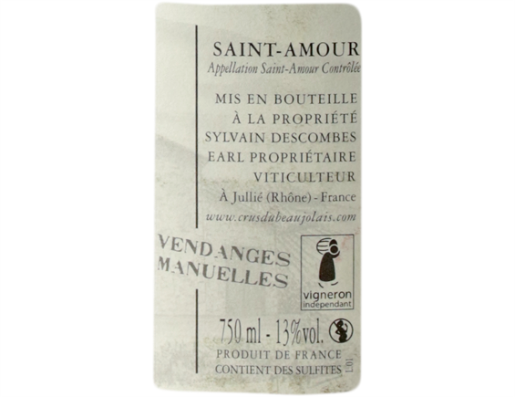 DOMAINE LES COTES DE LA ROCHE SAINT-AMOUR ROUGE 2019