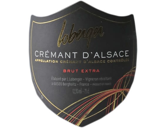 DOMAINE LOBERGER CREMANT D'ALSACE BRUT EXTRA BLANC