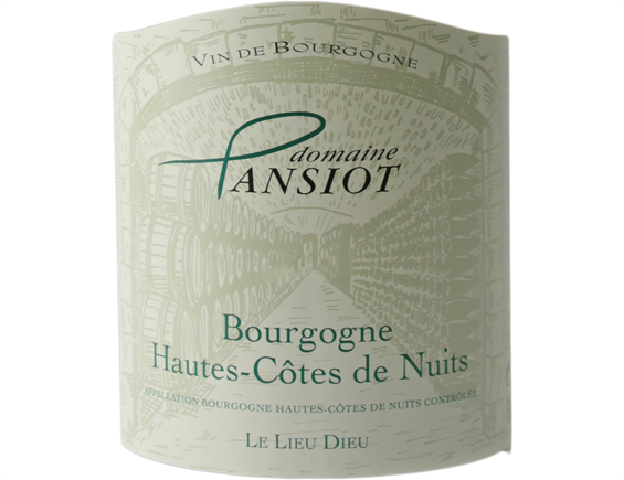 DOMAINE PANSIOT BOURGOGNE HAUTES COTES DE NUITS BLANC 2018