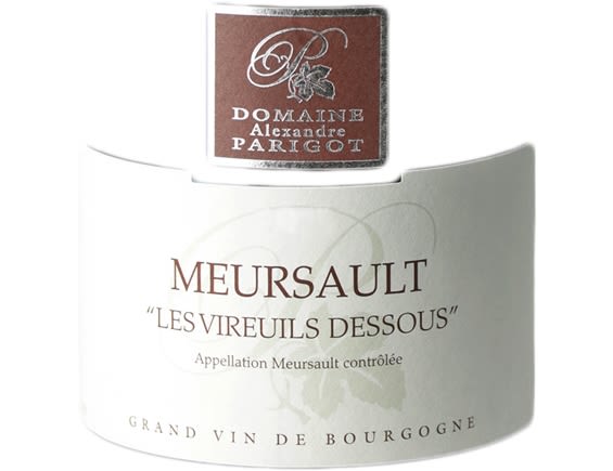 DOMAINE PARIGOT PERE ET FILS MEURSAULT LES VIREUILS DESSOUS BLANC 2019