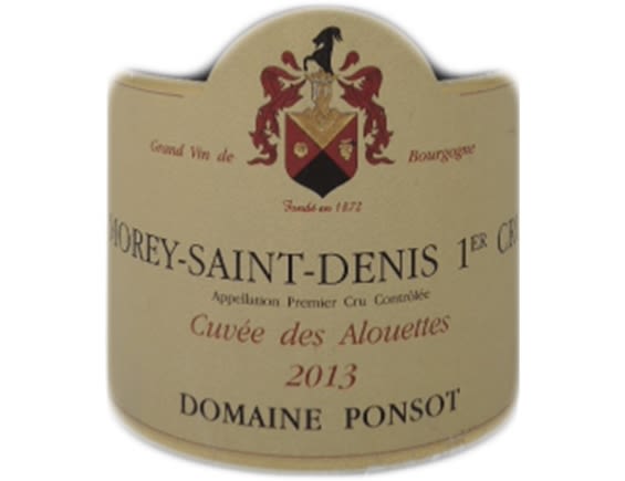 DOMAINE PONSOT CUVEE DES ALOUETTES MAGNUM MOREY-SAINT-DENIS 1ER CRU ROUGE 2016