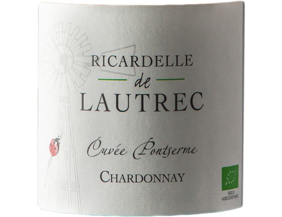 DOMAINE RICARDELLE DE LAUTREC PAYS D'OC CUVEE PONTSERME CHARDONNAY BLANC 2017