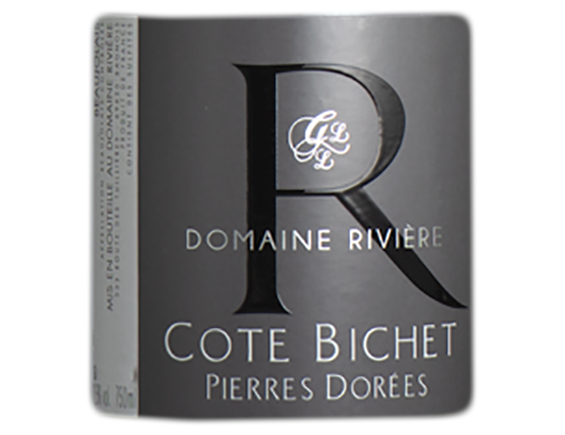 DOMAINE RIVIERE COTE BICHET PIERRES DOREES BEAUJOLAIS ROUGE 2018