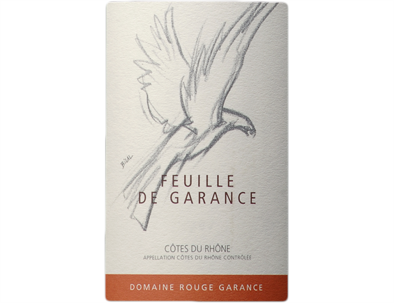 DOMAINE ROUGE GARANCE FEUILLE DE GARANCE COTES DU RHONE ROUGE 2019