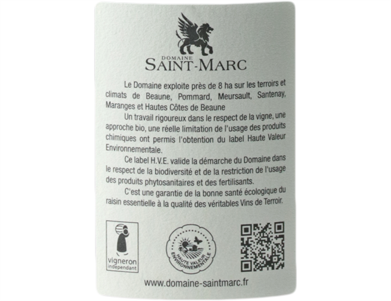 DOMAINE SAINT MARC SANTENAY ROUGE 2016