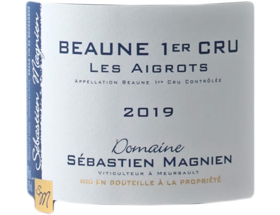 DOMAINE SEBASTIEN MAGNIEN BEAUNE 1ER CRU LES AIGROTS ROUGE 2019