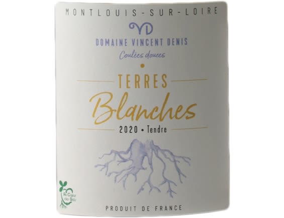 DOMAINE VINCENT DENIS MONTLOUIS-SUR-LOIRE TERRES BLANCHES BLANC TENDRE BLANC 2020