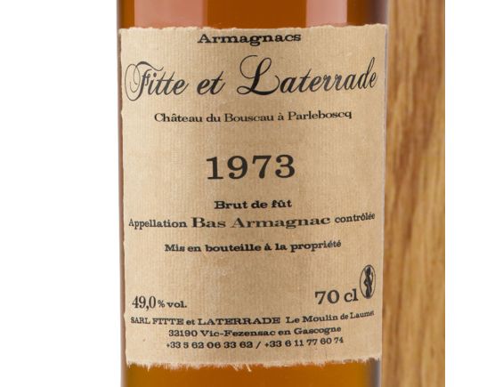 FITTE ET LATERRADE FITTE ET LATERRADE ARMAGNAC MILLÉSIME 1973 70 CL 1973