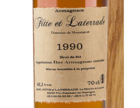 FITTE ET LATERRADE FITTE ET LATERRADE ARMAGNAC MILLÉSIME 1990 70 CL 1990