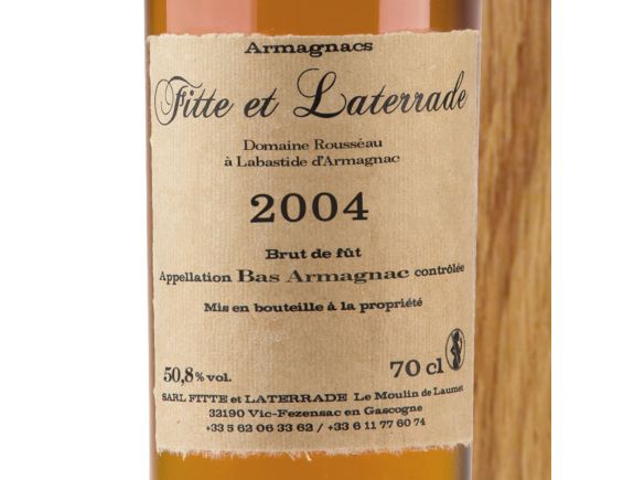 FITTE ET LATERRADE FITTE ET LATERRADE ARMAGNAC MILLÉSIME 2004 70 CL 2004