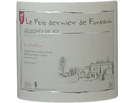 FONTAVIN LES VIGNES DE JO VIN DE FRANCE ROUGE 2019