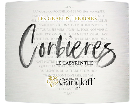 GUILLAUME GANGLOFF LE LABYRINTHE CORBIERES ROUGE 2017