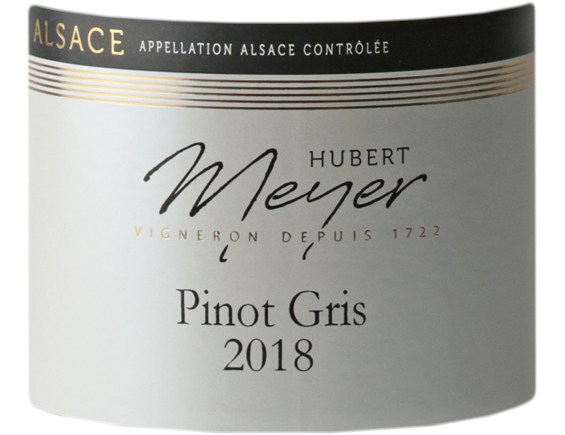 HUBERT MEYER PINOT GRIS ALSACE BLANC 2018