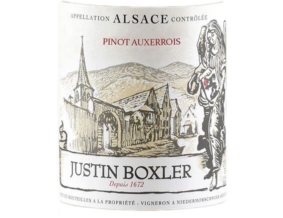 JUSTIN BOXLER ALSACE PINOT AUXERROIS BLANC 2018