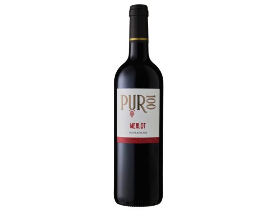 LES VIGNERONS DES COTEAUX DE L'ISLE PUR 100 MERLOT BORDEAUX 2019