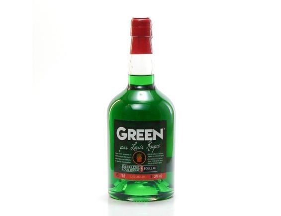 LIQUEUR GREEN DE LOUIS ROQUE A LA MENTHE