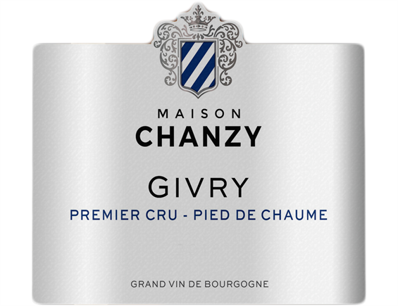 MAISON CHANZY GIVRY 1ER CRU LE PIED DE CHAUME BLANC 2017