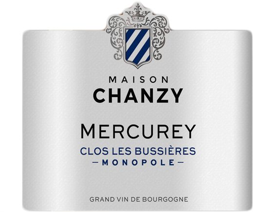 MAISON CHANZY MERCUREY "CLOS LES BUSSIERES" MONOPOLE BLANC 2018