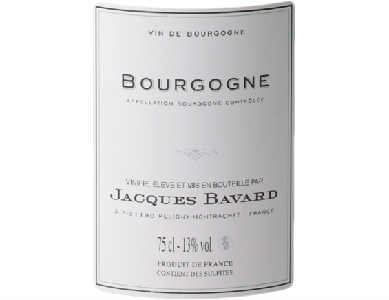 MAISON JACQUES BAVARD BOURGOGNE BLANC 2016